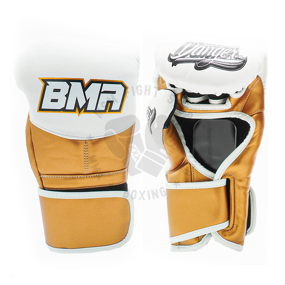 DANGER HYBRID GLOVES BMA HOOK & LOOP WHITE/GOLD $179.99
