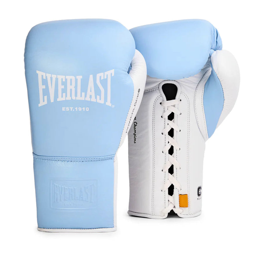 EVERLAST GLOVES LACE POWERLOCK OG PRO LEATHER SKY BLUE – MSM FIGHT