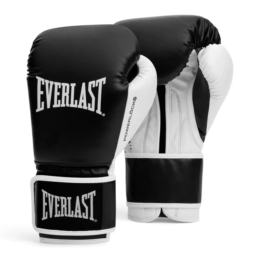 EVERLAST GLOVES POWERLOCK OG SYNTEC HOOK & LOOP BLACK – MSM