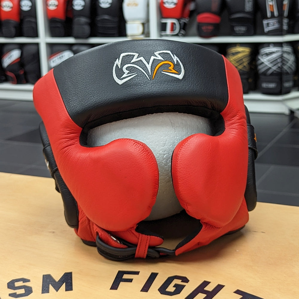 RIVAL HEADGEAR NO CHIN MEXICAN RHG30 RED/BLACK