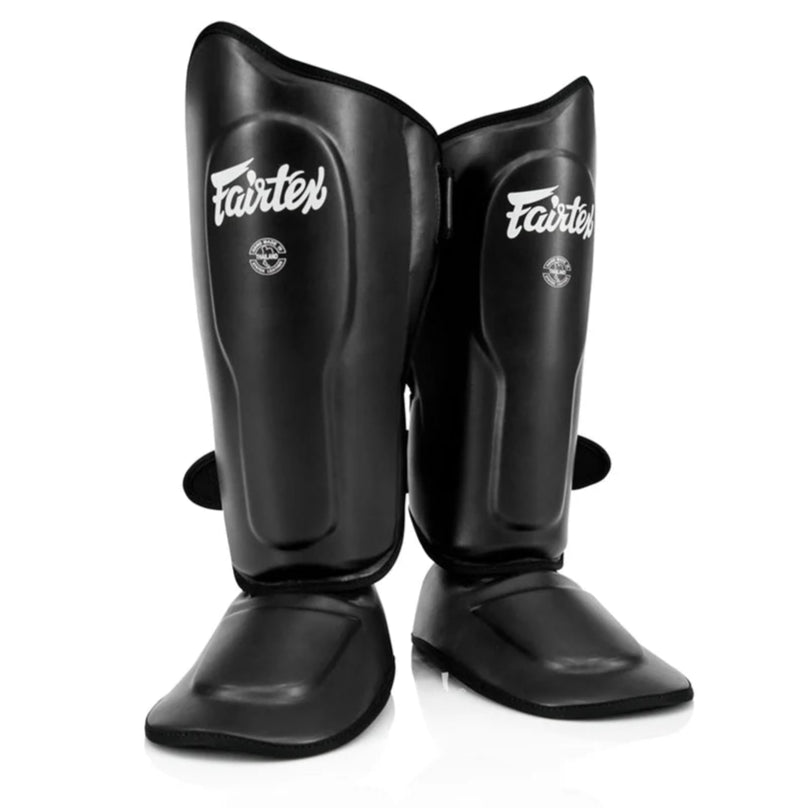 FAIRTEX SHINGUARDS SP9 ULTRA ERGO BLACK – MSM FIGHT SHOP