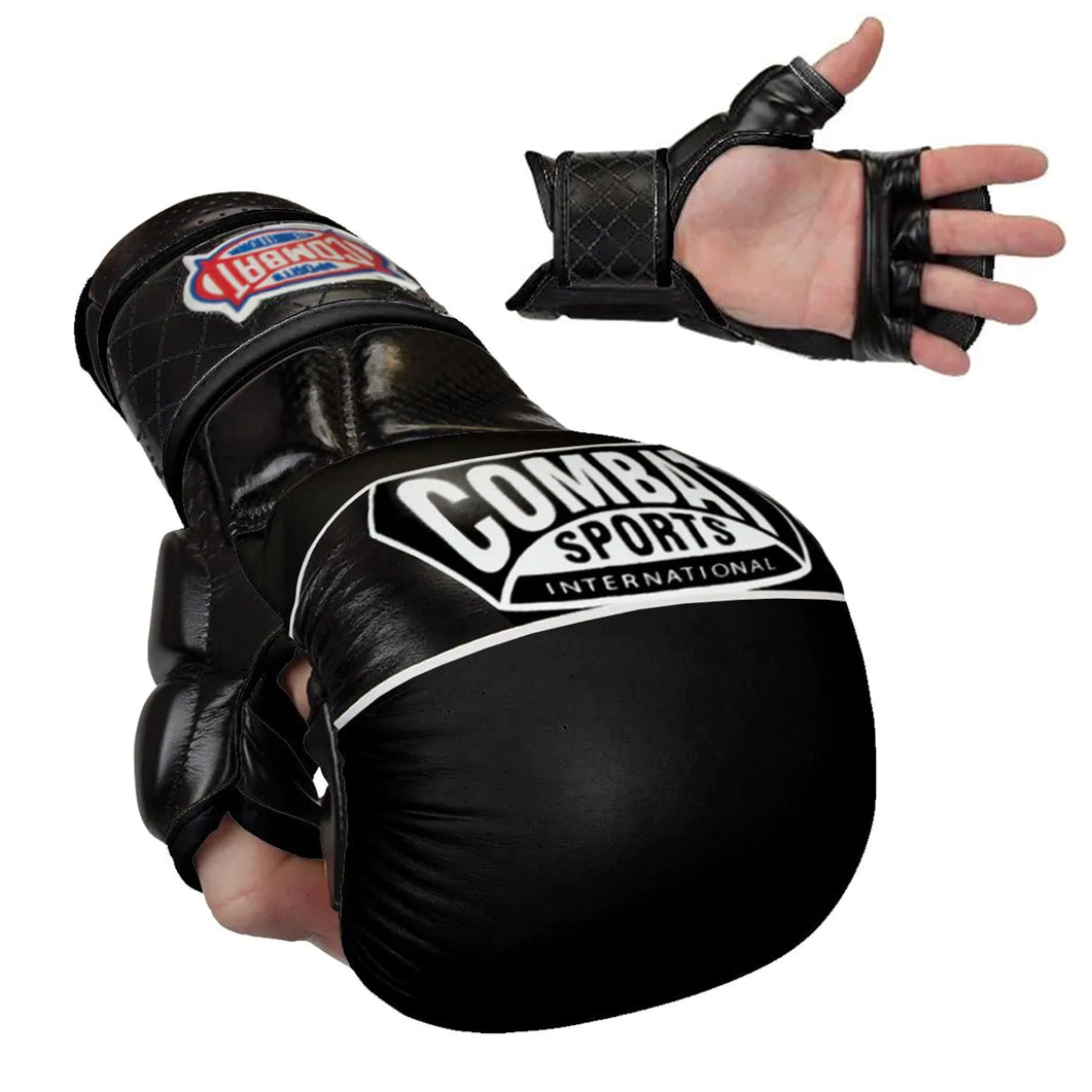 COMBAT SPORTS MMA GLOVES SPARRING TG6 BLACK/WHITE