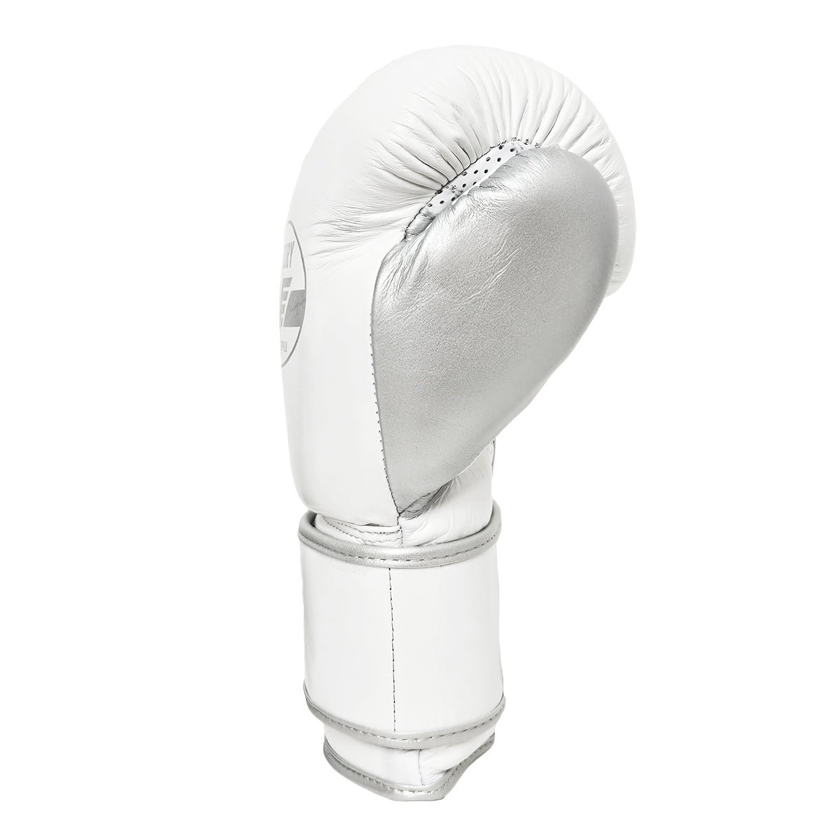 VICTORY GLOVES ATTACK LEATHER HOOK & LOOP WHITE/SILVER