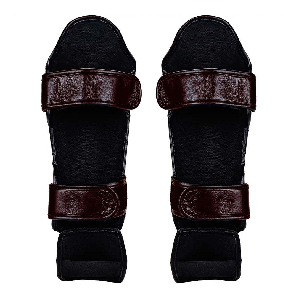WINDY SHINGUARDS LPL3 SPARRING LEATHER MAROON