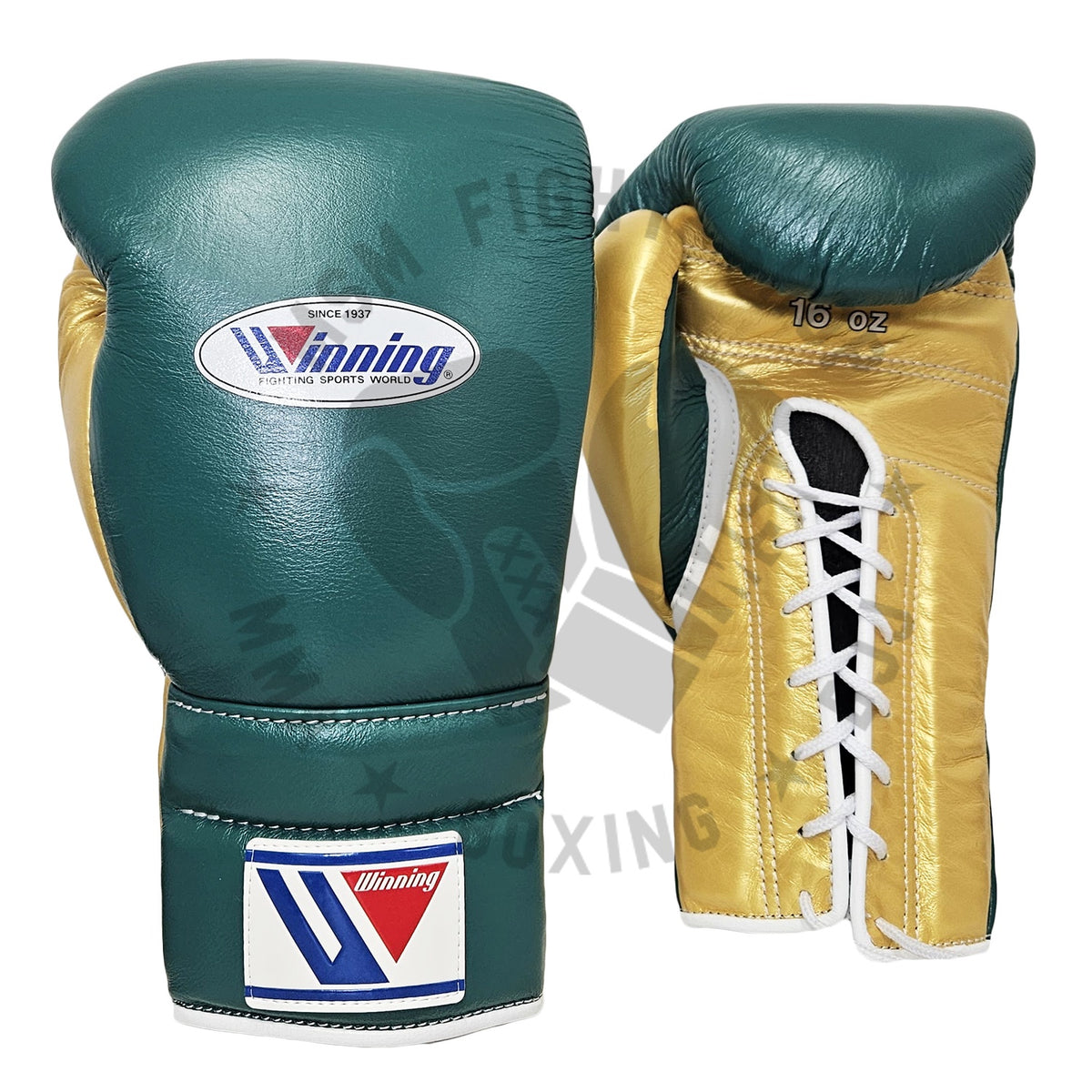 WINNING GLOVES CUSTOM LACE MINT GREEN / GOLD PALM