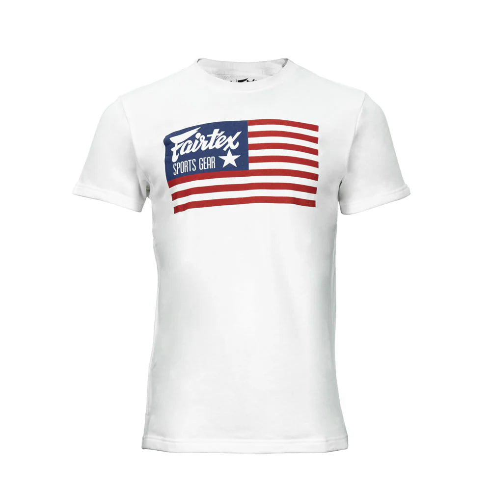 FAIRTEX SWEATER SHIRT TST220 FLAG WHITE/RED/BLUE