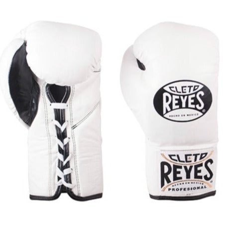 CLETO REYES FIGHT GLOVES TRADITIONAL LACE WHITE – MSM FIGHT SHOP