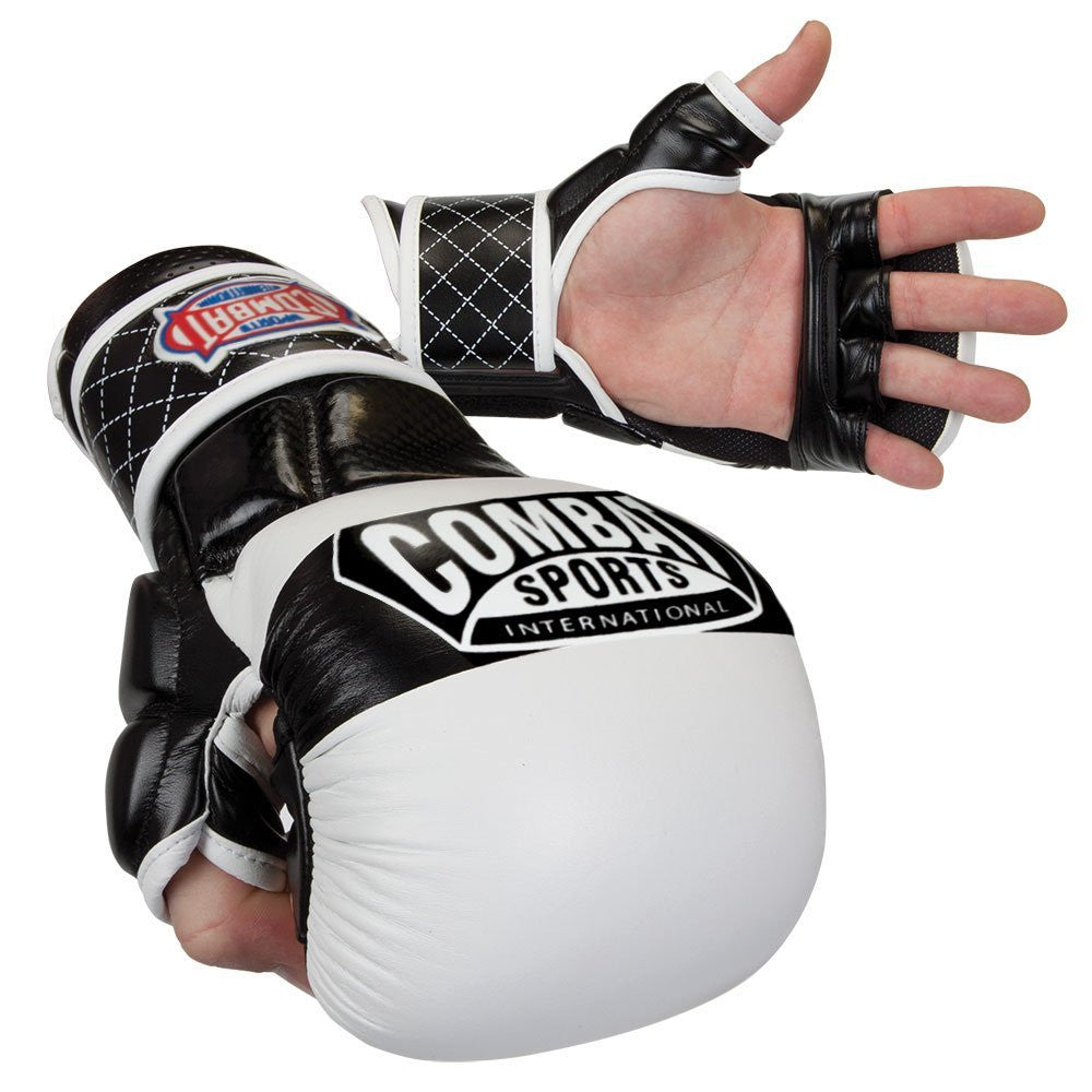 COMBAT SPORTS MMA GLOVES TG6 WHITE/BLACK – MSM FIGHT SHOP