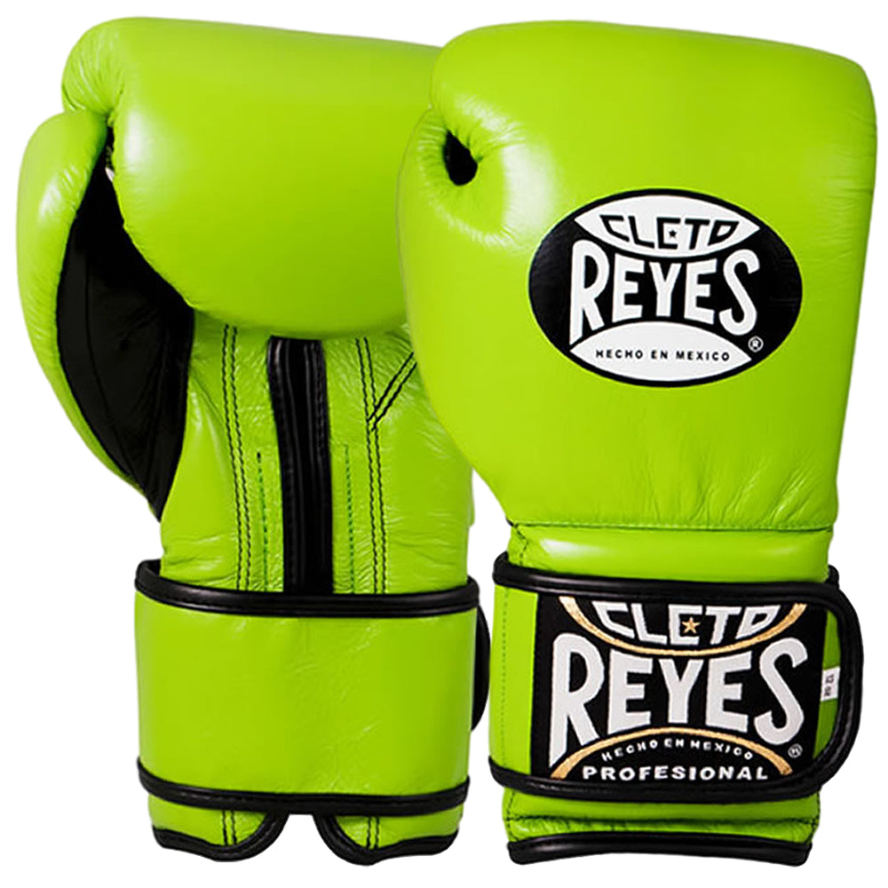 CLETO REYES GLOVES HOOK AND LOOP LIME GREEN – MSM FIGHT SHOP