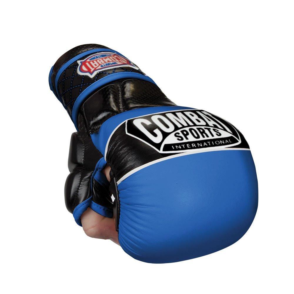 gear mma Combat Sports Max Strike MMA Training Gloves, Blue, Large