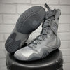 Nike Hyperko Grey / Silver boxing boots. | MSM Fight Shop