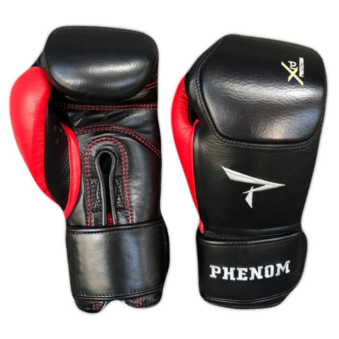 PHENOM BOXING BAG GLOVES XRT-220S HOOK & LOOP BLACK/RED