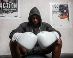 TITLE GLOVES LEATHER KO-VERT HOOK AND LOOP WHITE