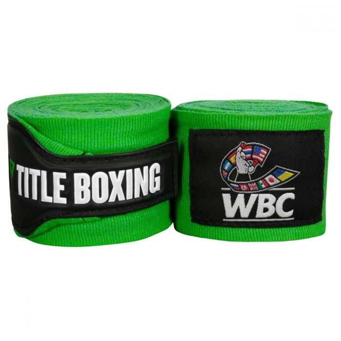 TITLE HANDWRAPS WBC BOXING 180" GREEN