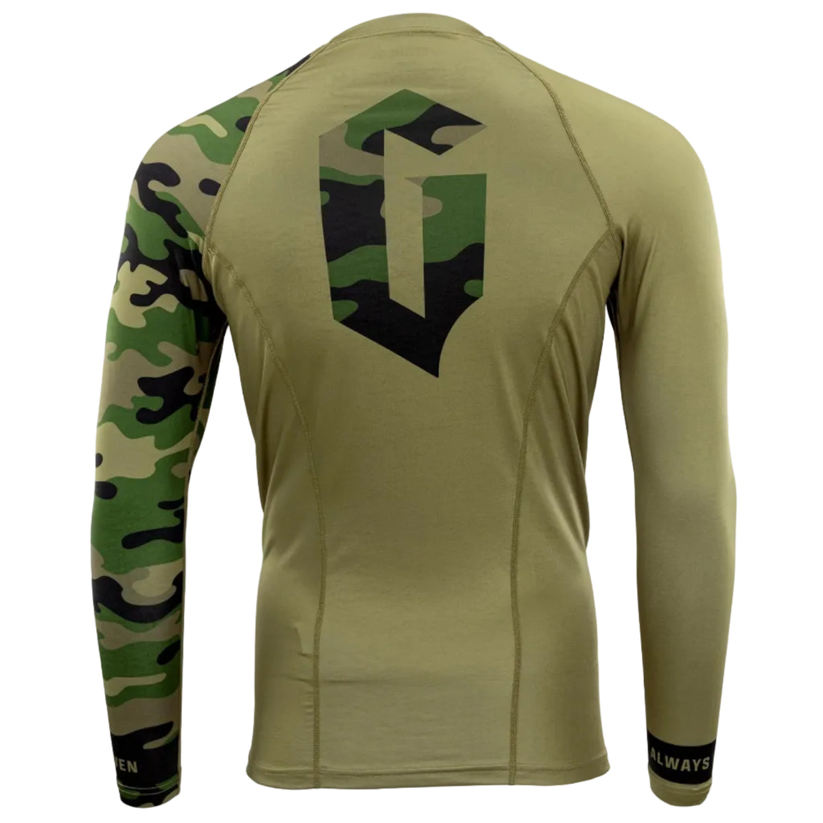 GAMENESS RASHGUARD COMBATE L/S OLIVE GREEN/CAMUOFLAGE