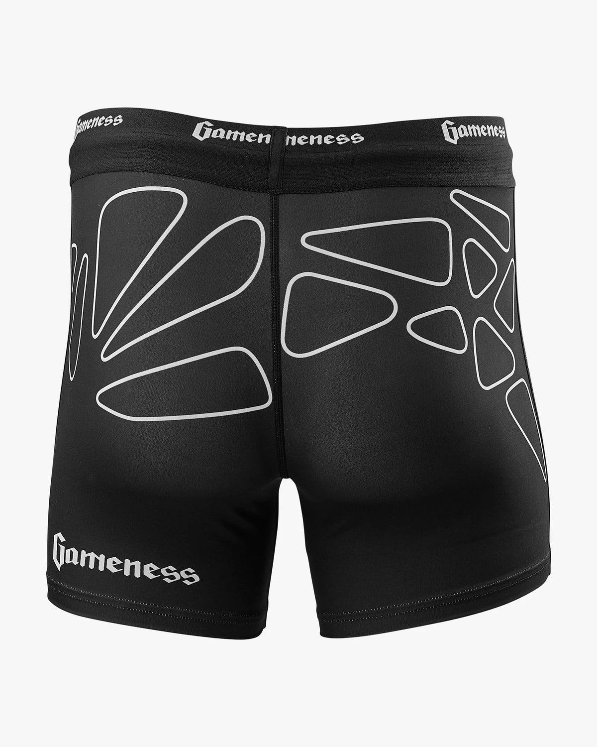 GAMENESS VALE TUDO SHORTS CLASSIC BLACK/WHITE