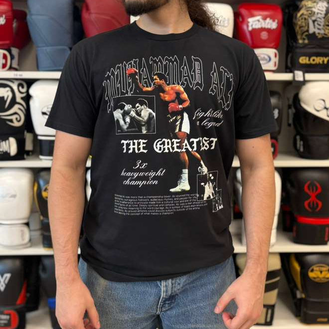 MUHAMMAD ALI SHIRT KNOCKOUT LEGEND BLACK