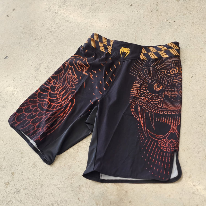 VENUM SHORTS MMA QUETZAL FURY BLACK/RED/ORANGE