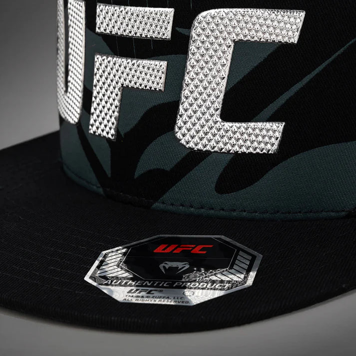 VENUM HAT UFC FUSION FLAT BILL BLACK/SILVER