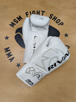 RIVAL GLOVES LACE RFX GUERRERO PRO FIGHT HDE-F WHITE