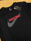 NIKE SHIRT MEN'S BOXING RAWDACIOUS TEE BLACK/PINK/WHITE