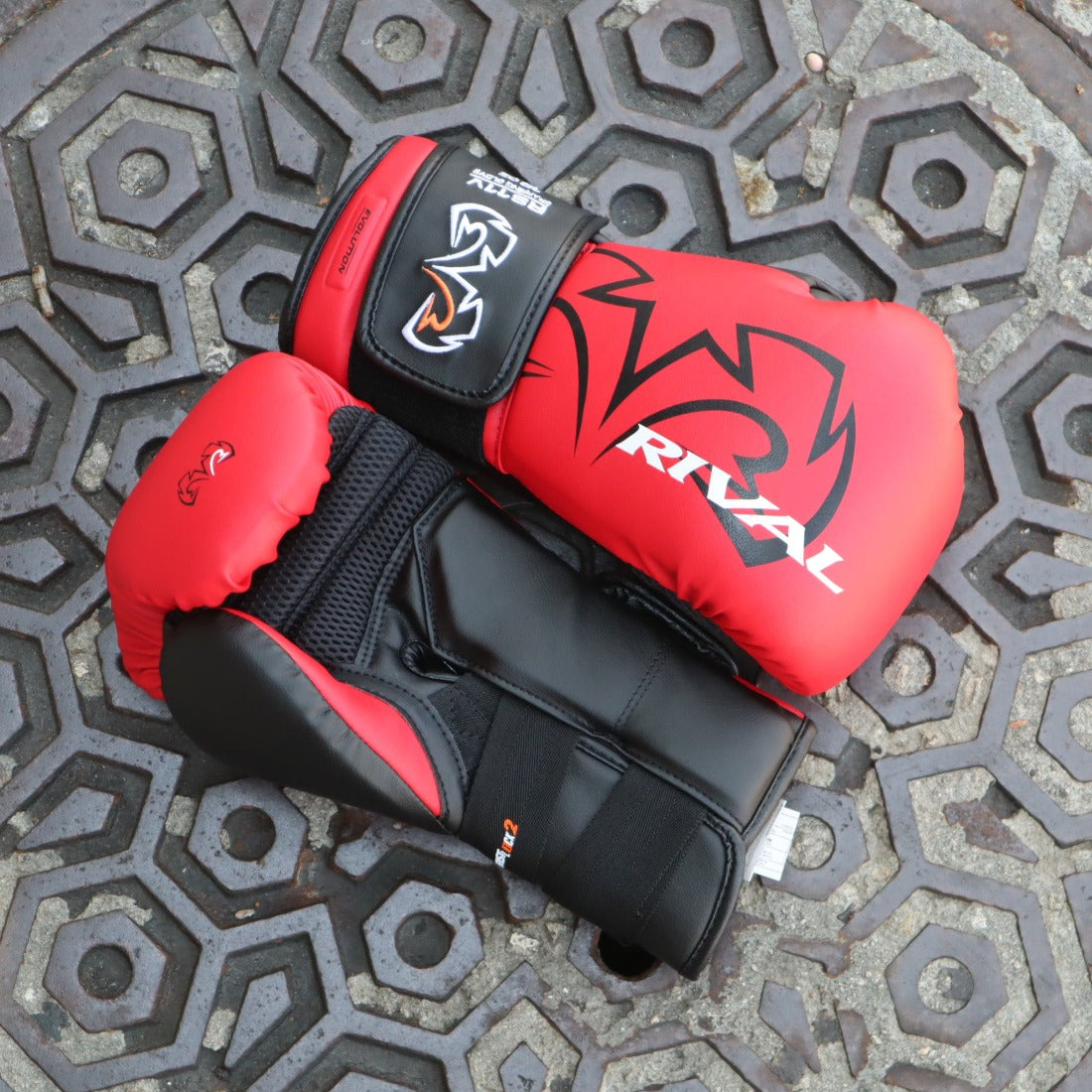 Guantes Rival rojos | rival luvas 