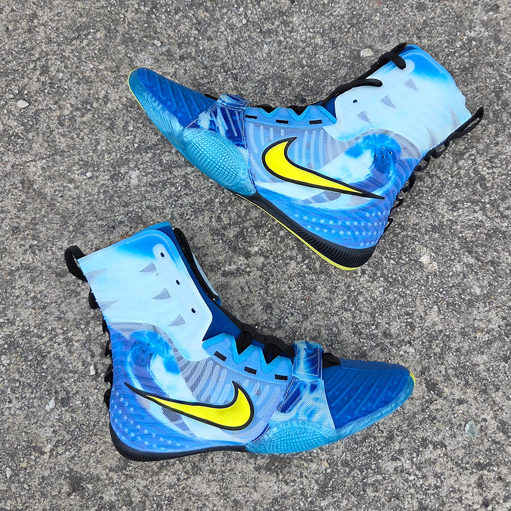 Nike HyperKO 3 Boxing Shoes White/Black | Lightweight Pro Boxing