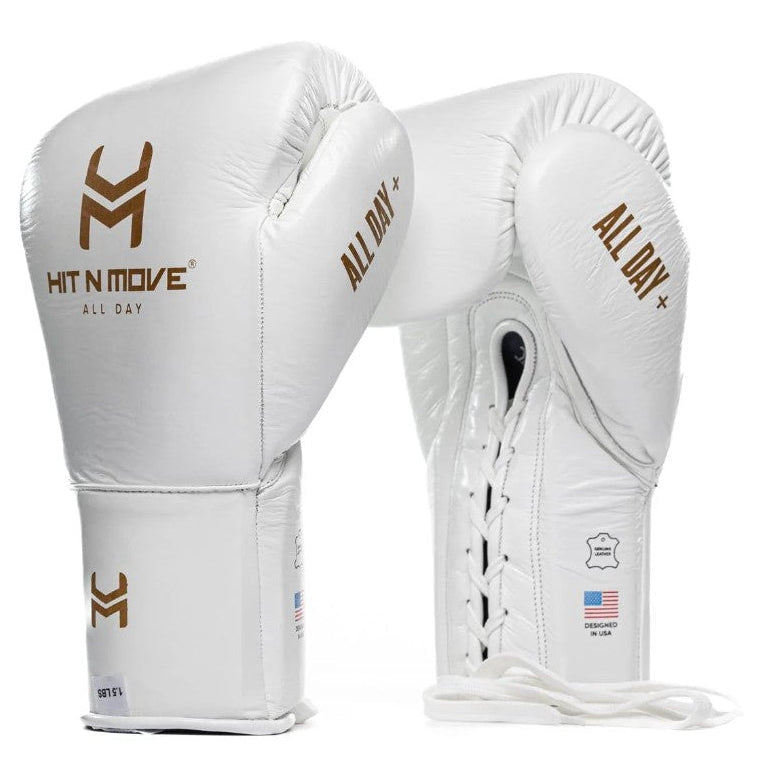 HIT N MOVE GLOVES CONDITIONING 24OZ  1.5LBS WHITE LACE