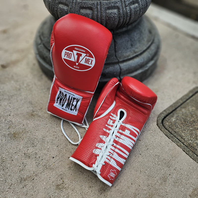 TITLE PRO MEX GLOVES PROFESSIONAL EDGE LACE RED