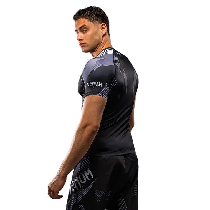 VENUM RASHGUARD S/S NO-GI 6.0 BLACK/WHITE