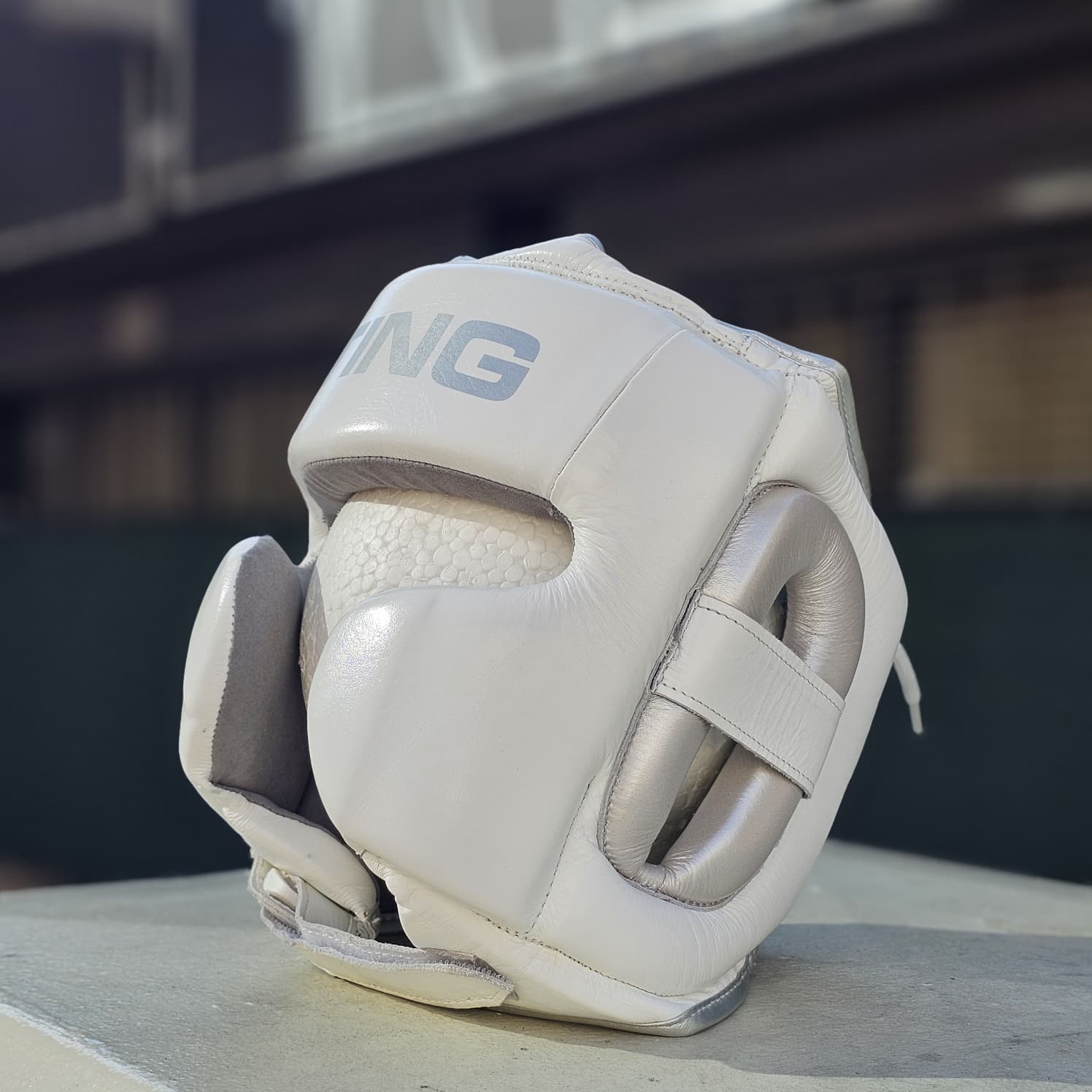 STING HEADGEAR CHEEK VIPER X WHITE SILVER – MSM FIGHT SHOP