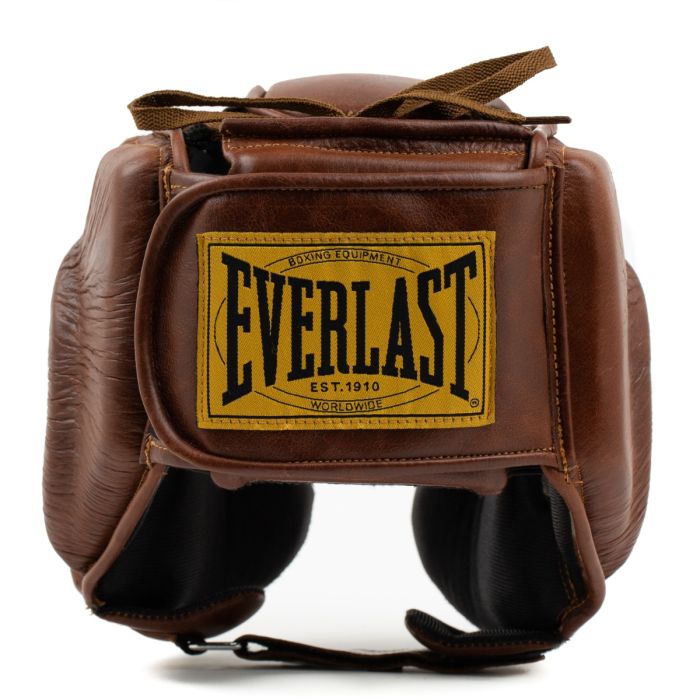 EVERLAST HEADGEAR LEATHER 1910 CHEEK TAN BROWN