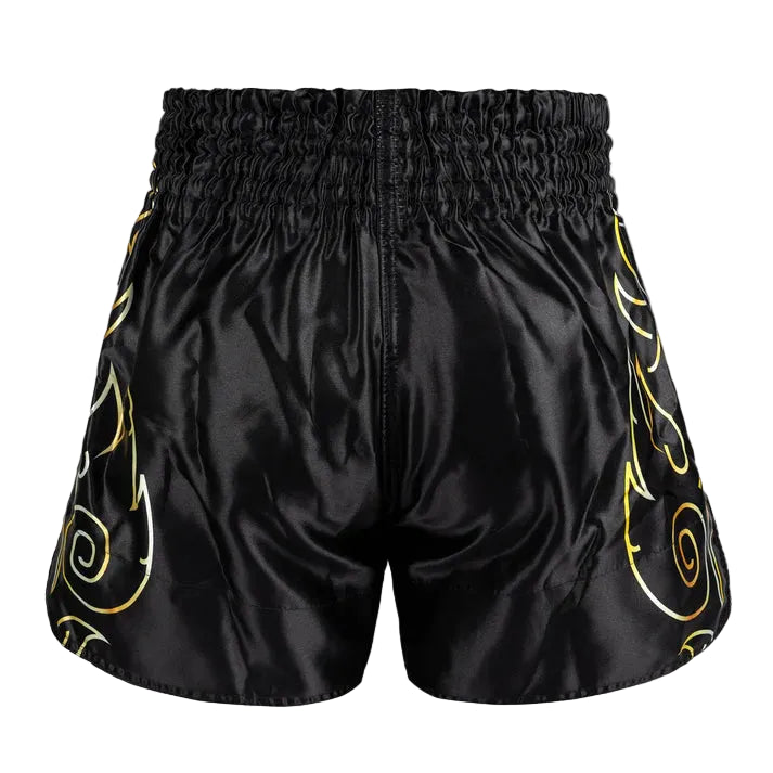 VENUM THAI SHORTS VTC FLAMES BLACK/WHITE