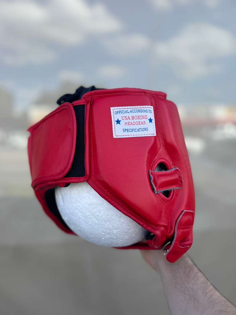 RINGSIDE HEADGEAR USA COMPETITION SGCO CHEEK RED