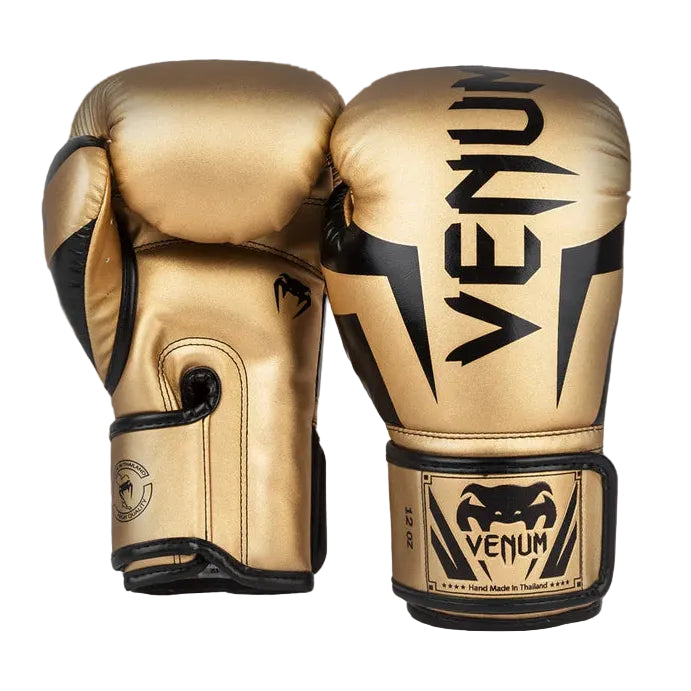 VENUM GLOVES ELITE BOXING H&L GOLD/BLACK