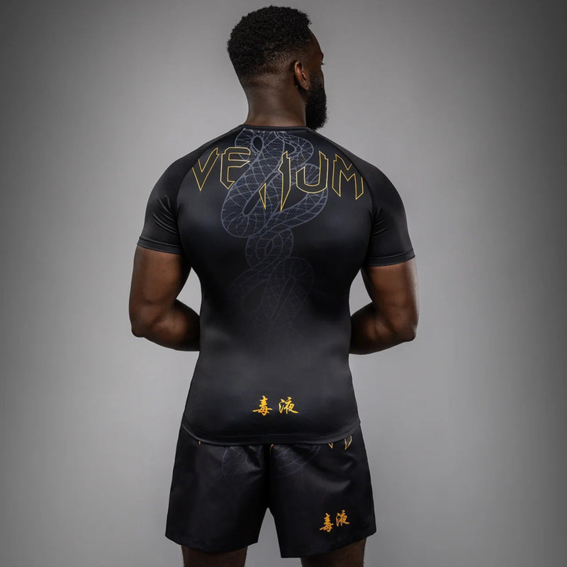 VENUM RASHGUARD S/S SERPENTI BLACK/GOLD