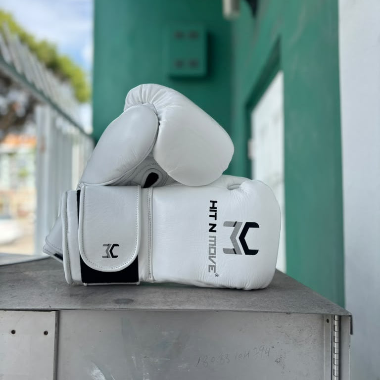 HIT N MOVE GLOVES HORSE HAIR SUVARI HOOK & LOOP WHITE