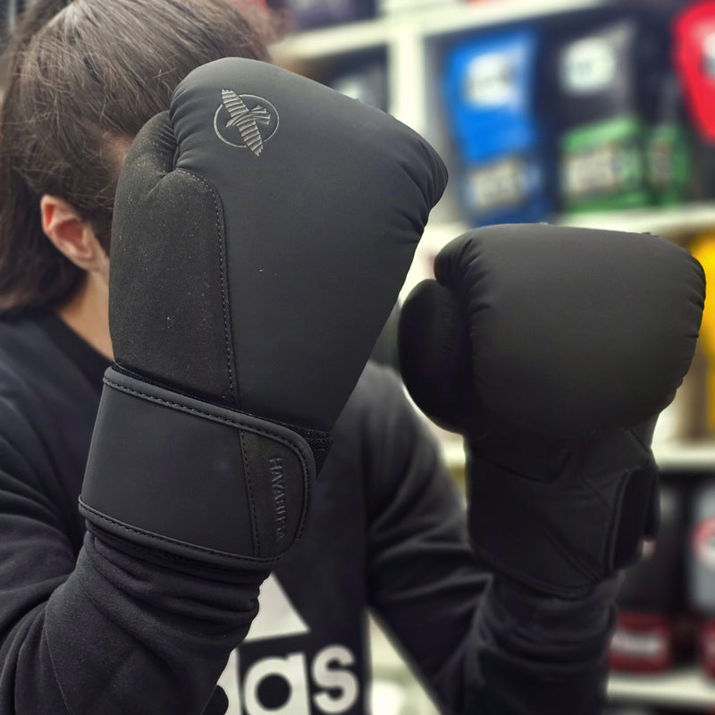 HAYABUSA GLOVES T360 BOXING HOOK AND LOOP BLACK