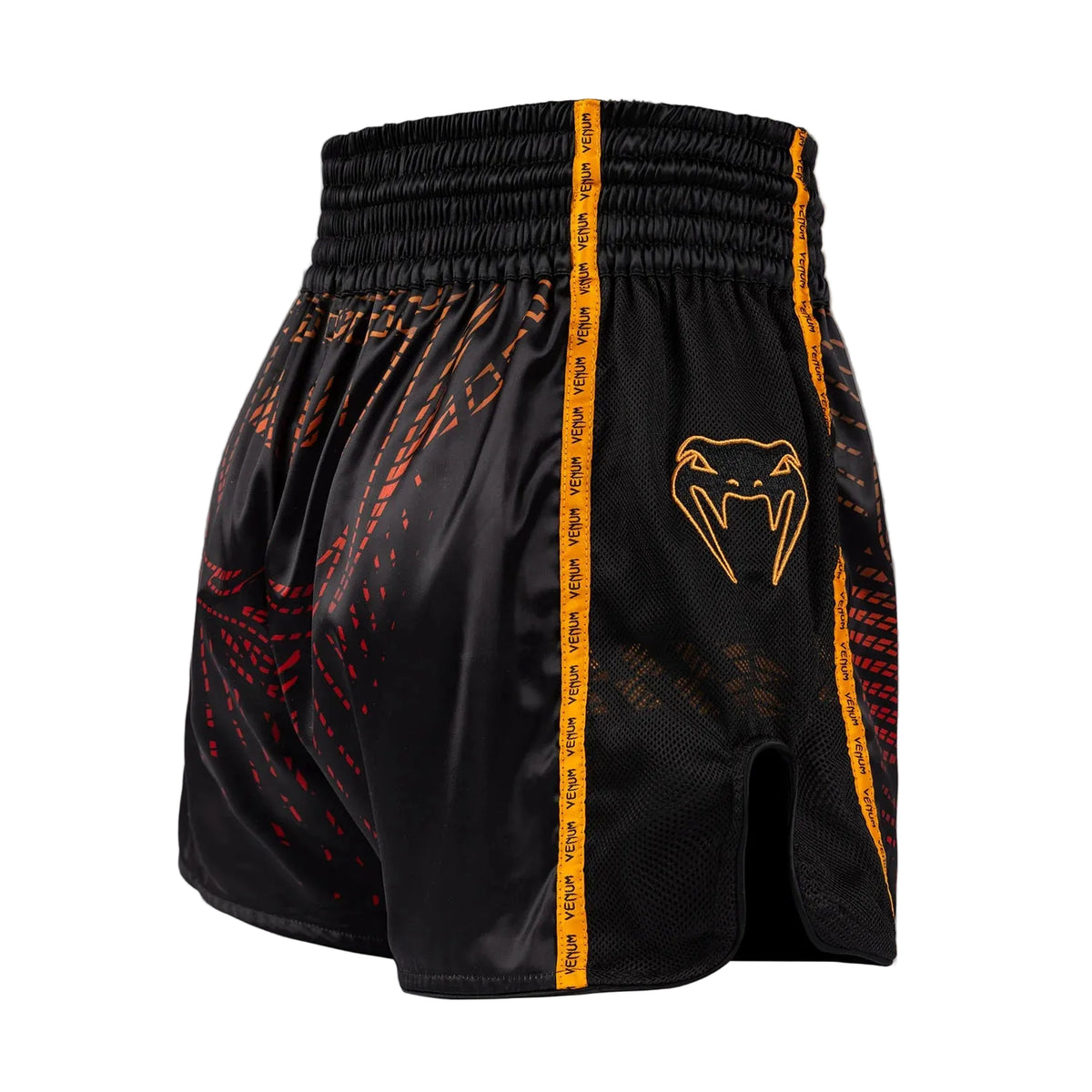 VENUM THAI SHORTS QUETZAL FURY BLACK/RED/ORGANGE