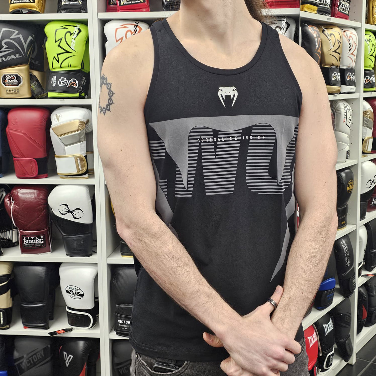 VENUM TANK ADRENALINE BLACK/SILVER