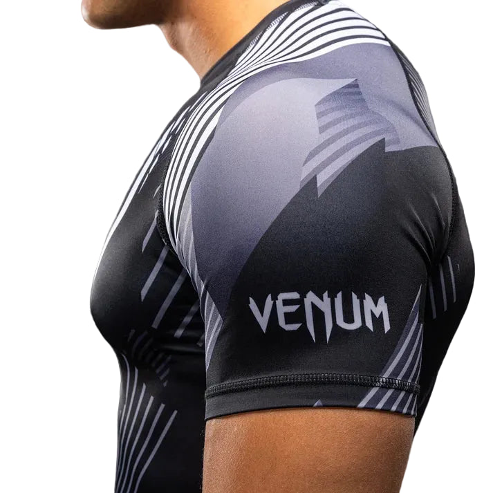 VENUM RASHGUARD S/S NO-GI 6.0 BLACK/WHITE