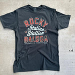 ROCKY SHIRT ITALIAN STALION CHARCOAL GREY/WHITE