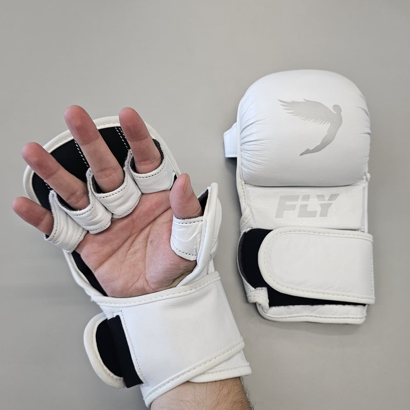 FLY MMA GLOVES SHADOW M 2.0 WHITE