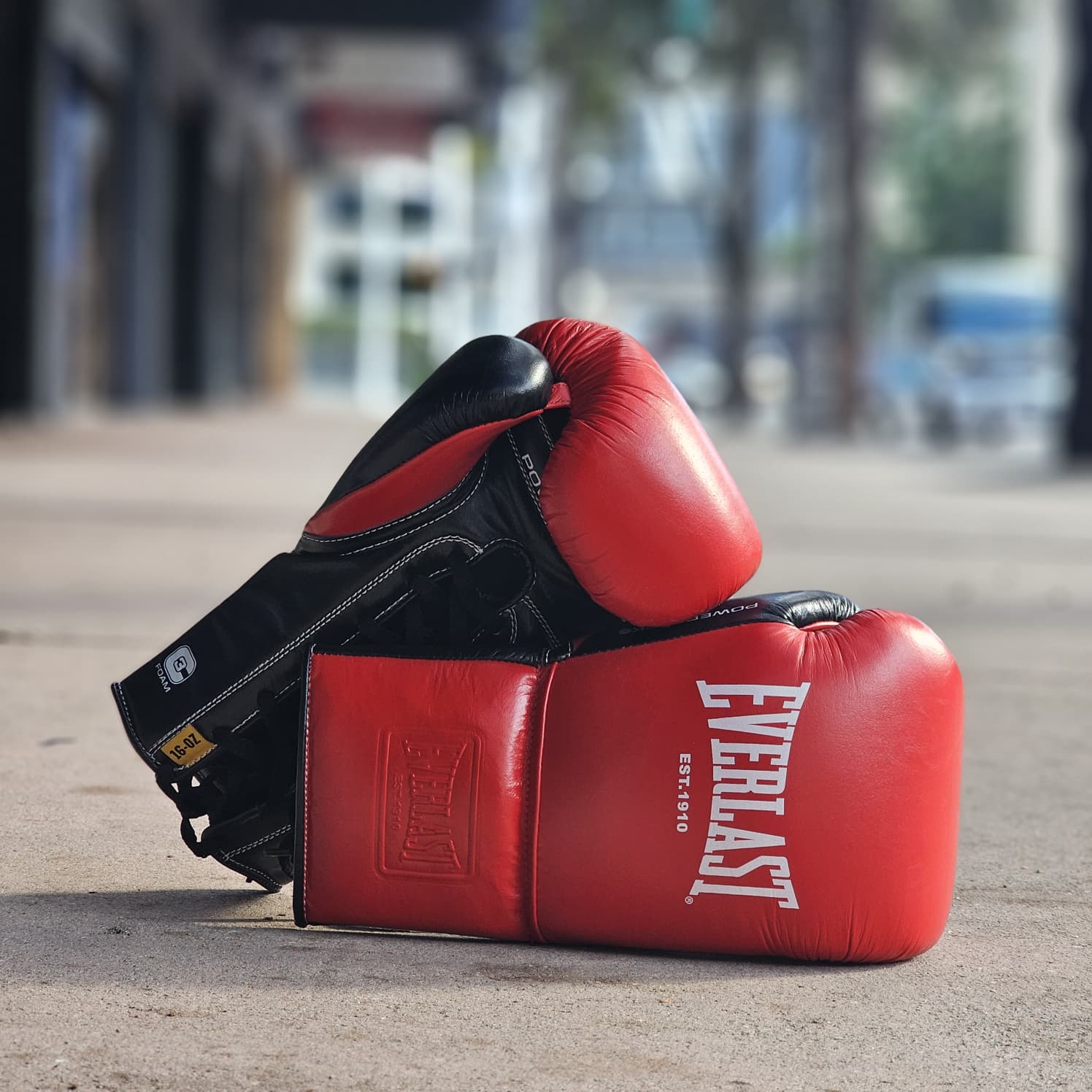 EVERLAST GLOVES LACE POWERLOCK OG PRO LEATHER RED – MSM FIGHT SHOP