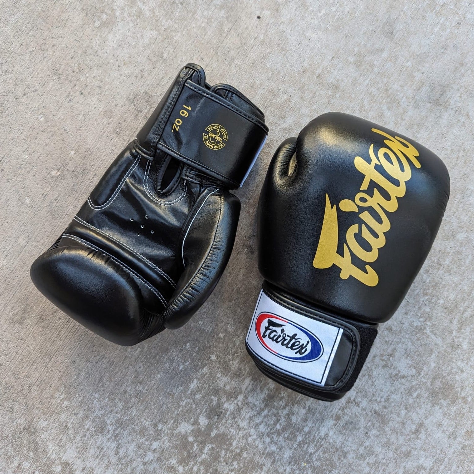 FAIRTEX GLOVES BGV19 THAI STYLE LEATHER BLACK/GOLD – MSM FIGHT SHOP