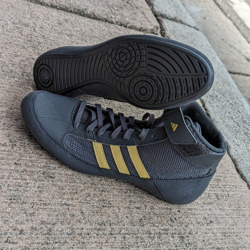 ADIDAS SHOES HVC 2 ADULT CHARCOAL BLACK/GOLD