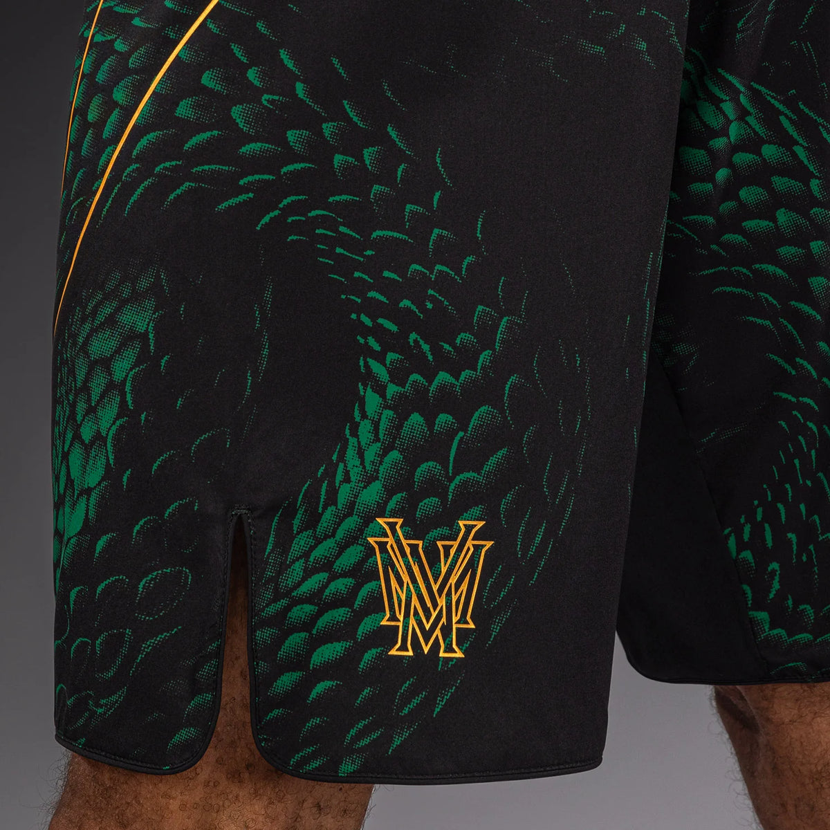VENUM SHORTS MMA MATUPA BLACK/GREEN/GOLD