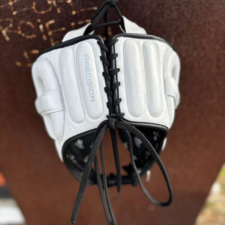 HIT N MOVE HEADGEAR AIR ARMOUR CHEEK WHITE SILVER