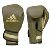 ADIDAS GLOVES BOXING 501 LEATHER HOOK & LOOP OLIVE GREEN