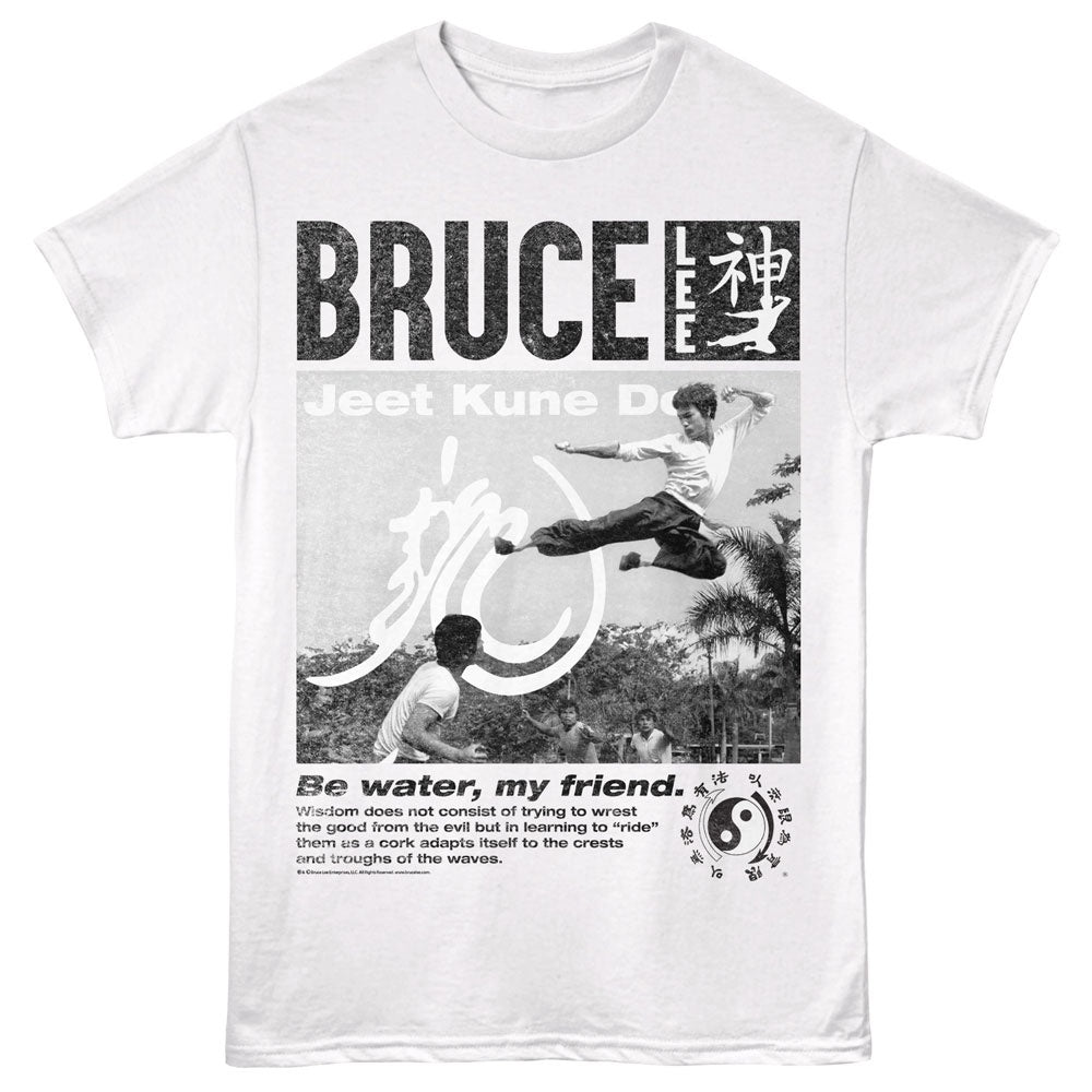 BRUCE LEE SHIRT WISDOM WHITE/BLACK